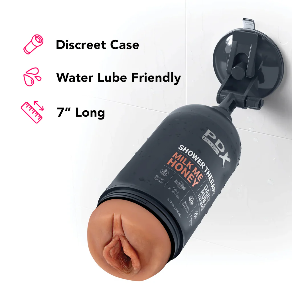 PDX Shower Therapy Milk Me Honey Stroker in Light - Image 5