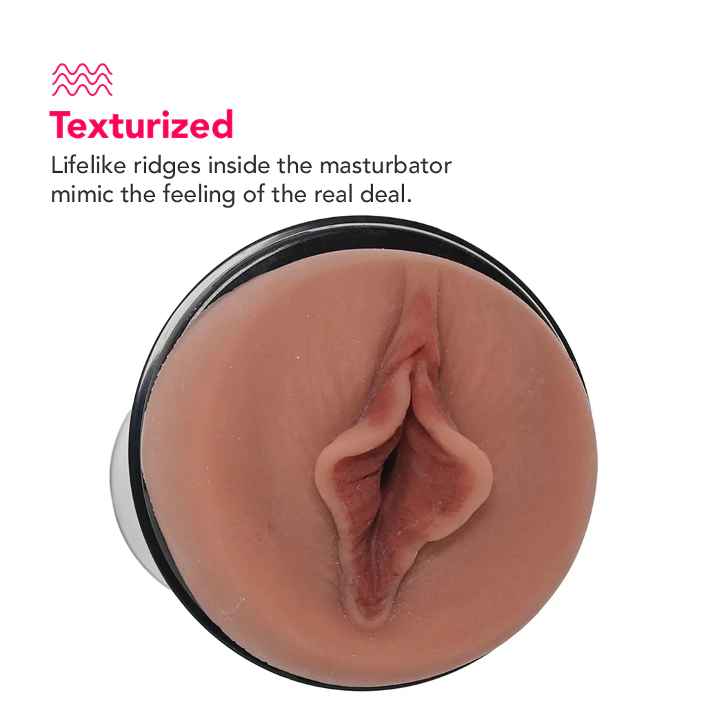 PDX Wet Pussies Super Sucker XXL Stroker in Brown - Image 2