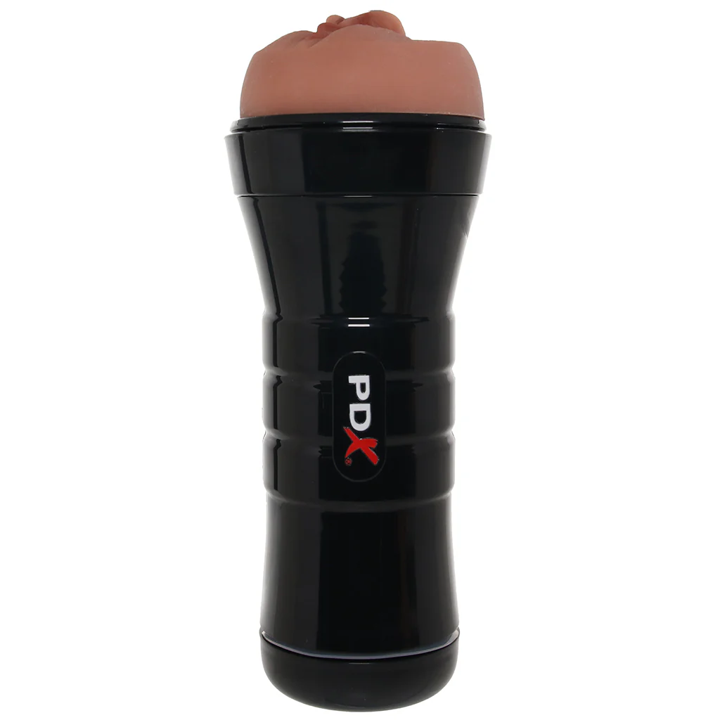 PDX Wet Pussies Super Sucker XXL Stroker in Brown - Image 3