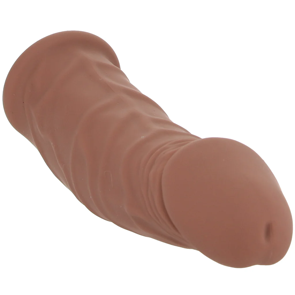 Performance Maxx Vibrating 7 Inch Extension in Tan - Image 3