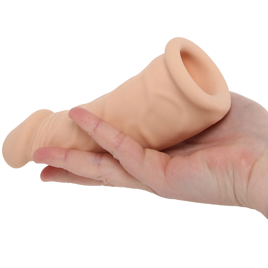 Performance Maxx Vibrating 7 Inch Extension in Light - Image 4