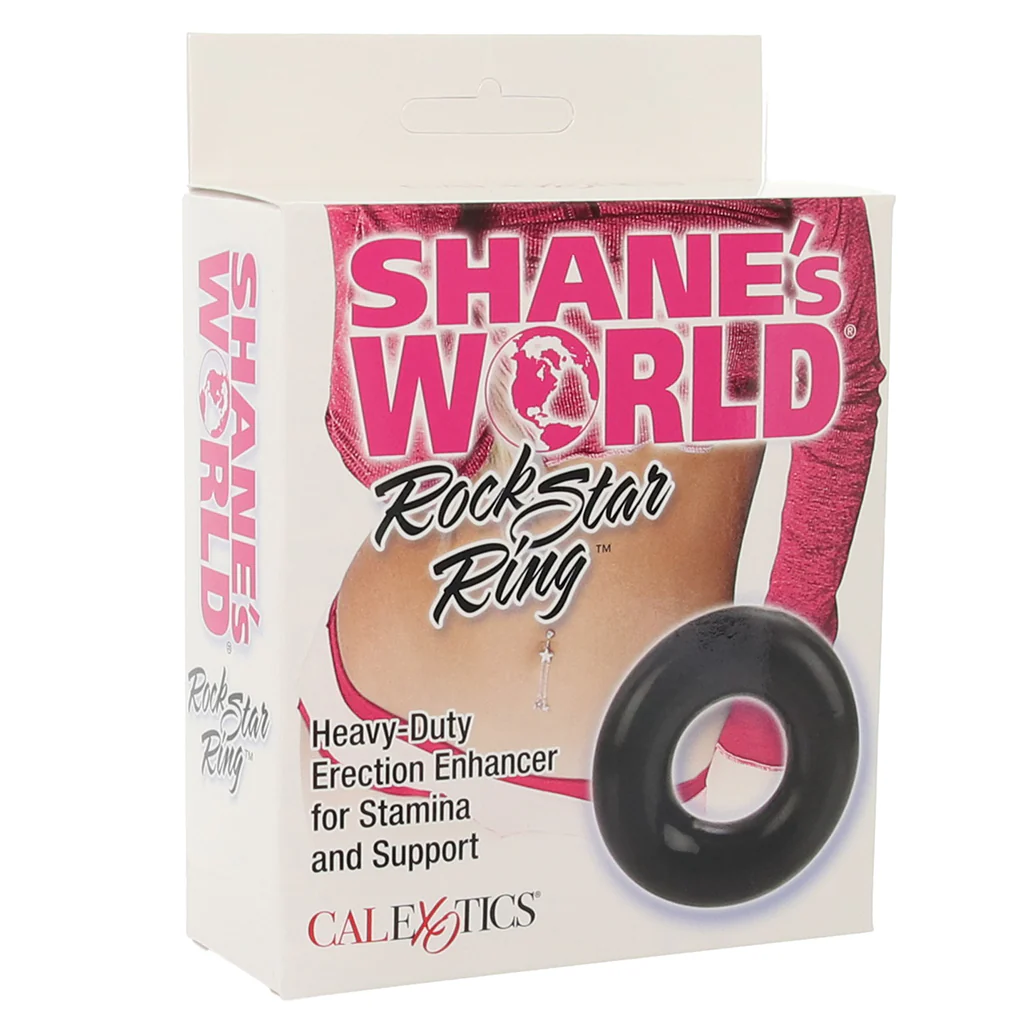 Shane's World Rock Star Cock Ring in Black - Image 9