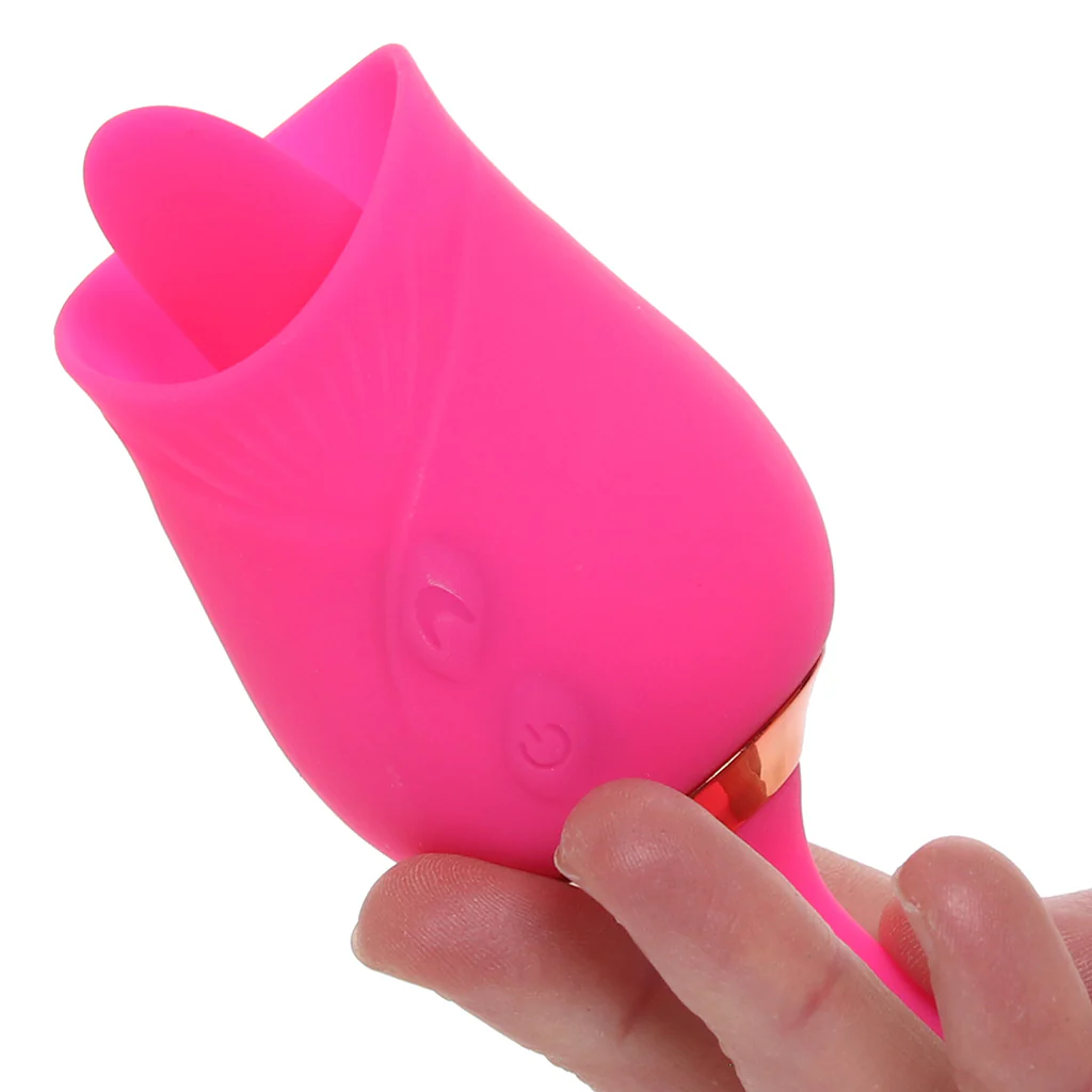 Pink Pussycat Licking Rose Vibe - Image 4