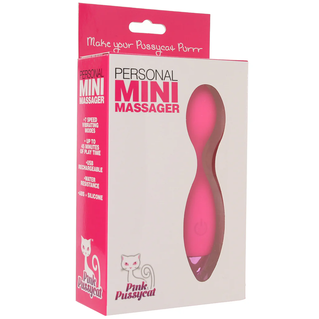 Pink Pussycat Personal Mini Massager Vibe - Image 6
