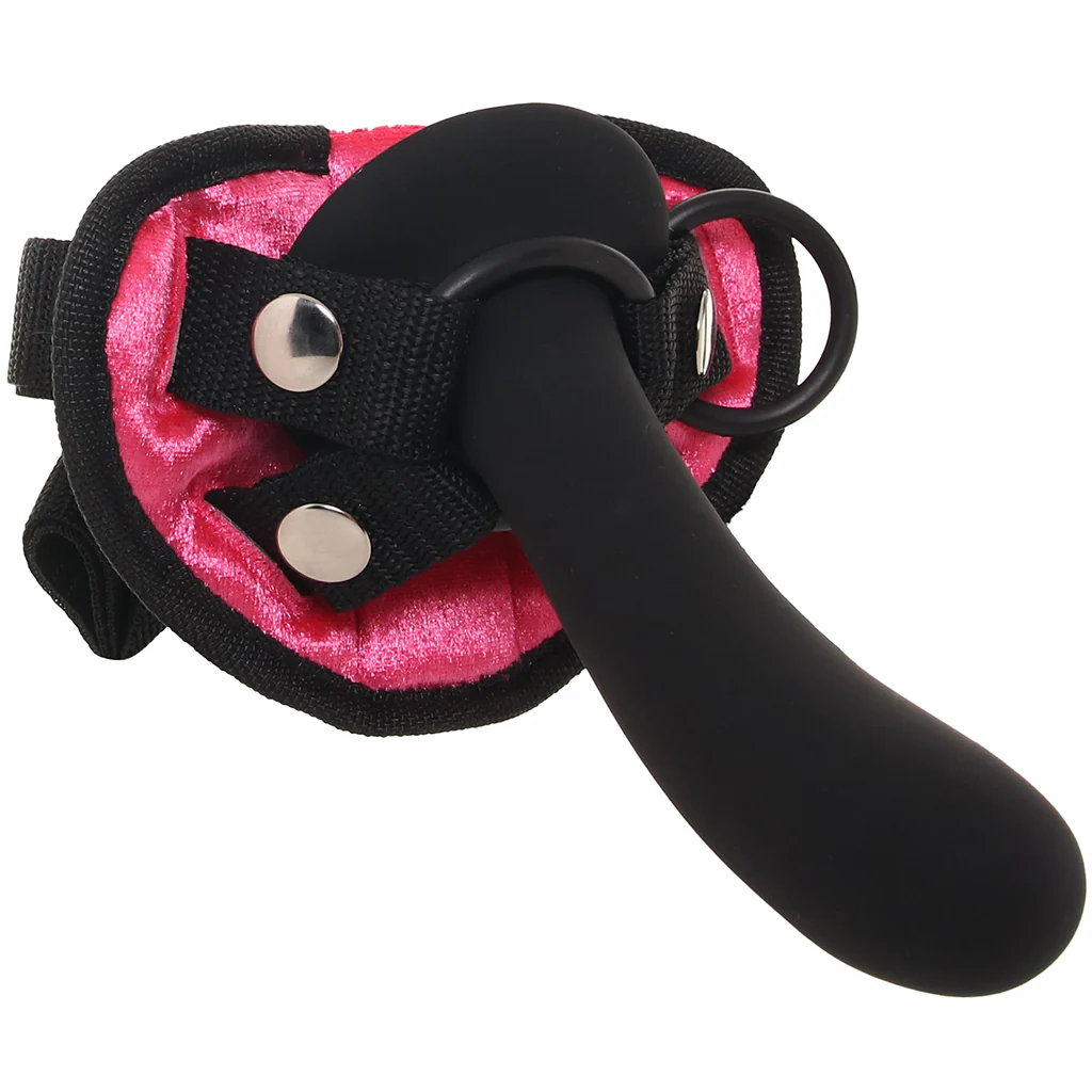 Pink Strap-On & 6 Inch Dildo Set - Image 2