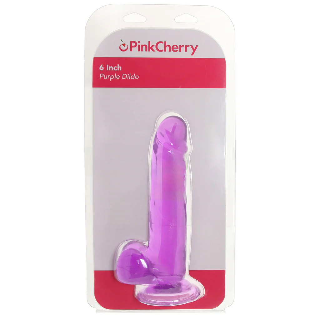 PinkCherry 6 Inch Purple Dildo - Image 6