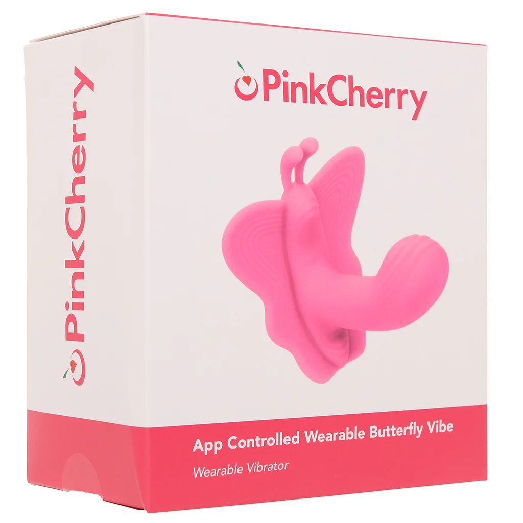 PinkCherry App Controlled Wearable Butterfly Vibe - Image 9
