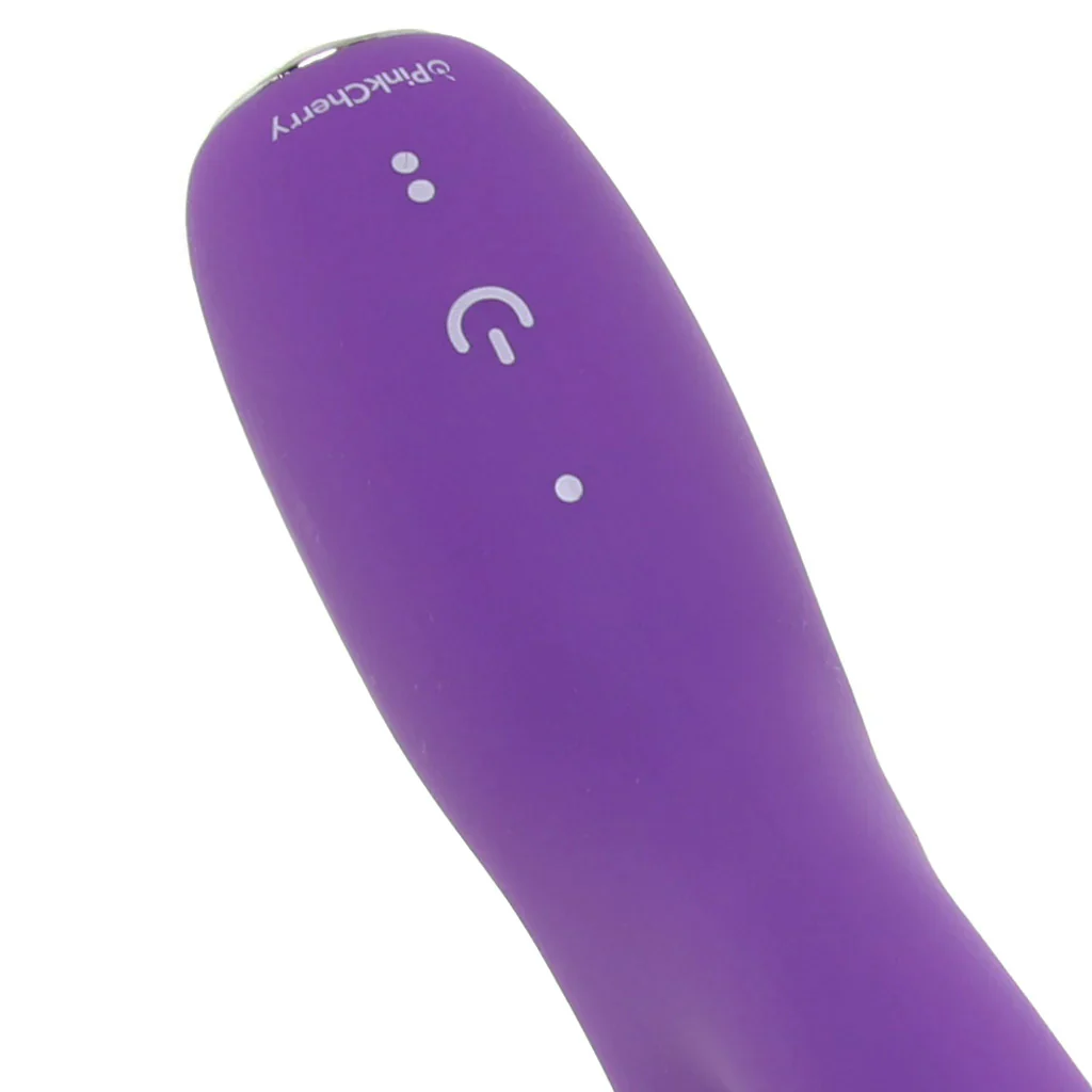 PinkCherry G-Spot Slim Rabbit Vibe in Purple - Image 5