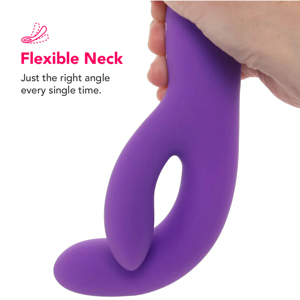 PinkCherry G-Spot Slim Rabbit Vibe in Purple - Image 6