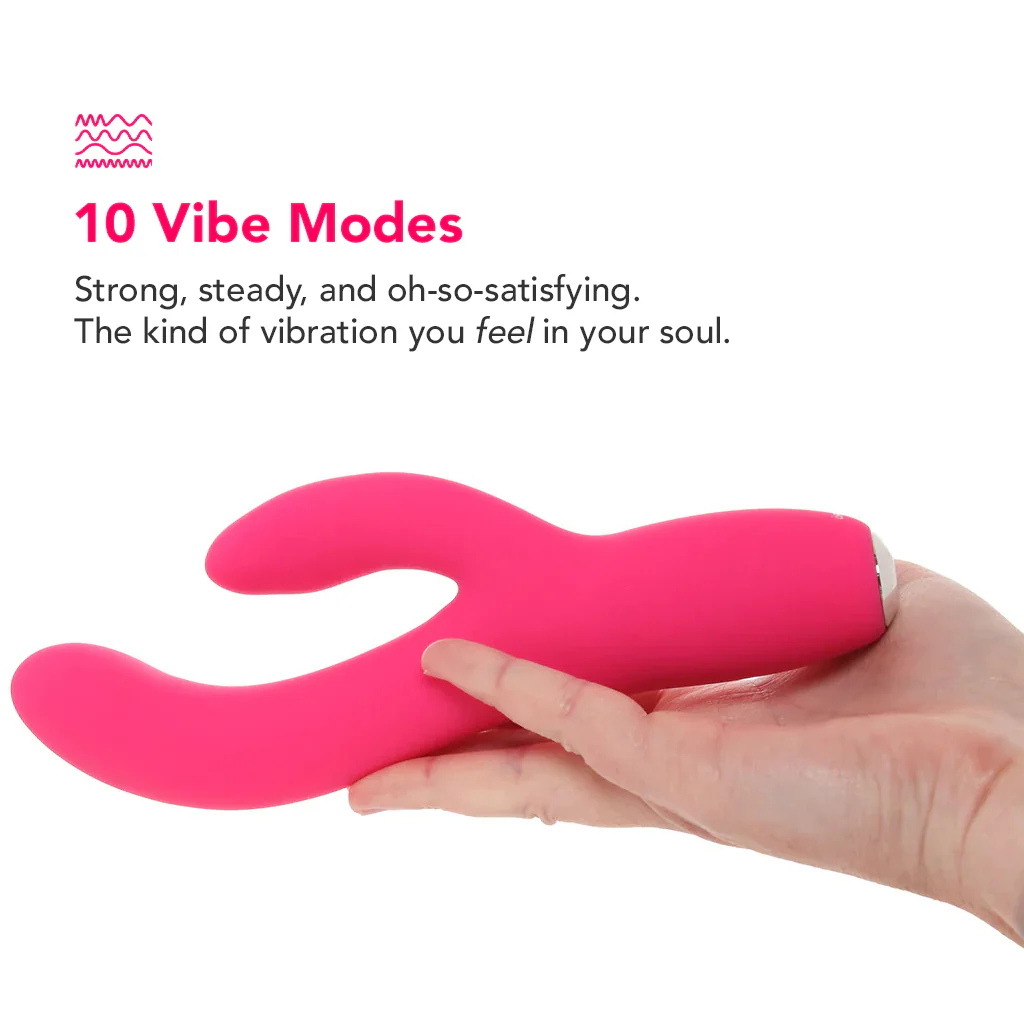 PinkCherry G-Spot Slim Rabbit Vibe in Pink - Image 4