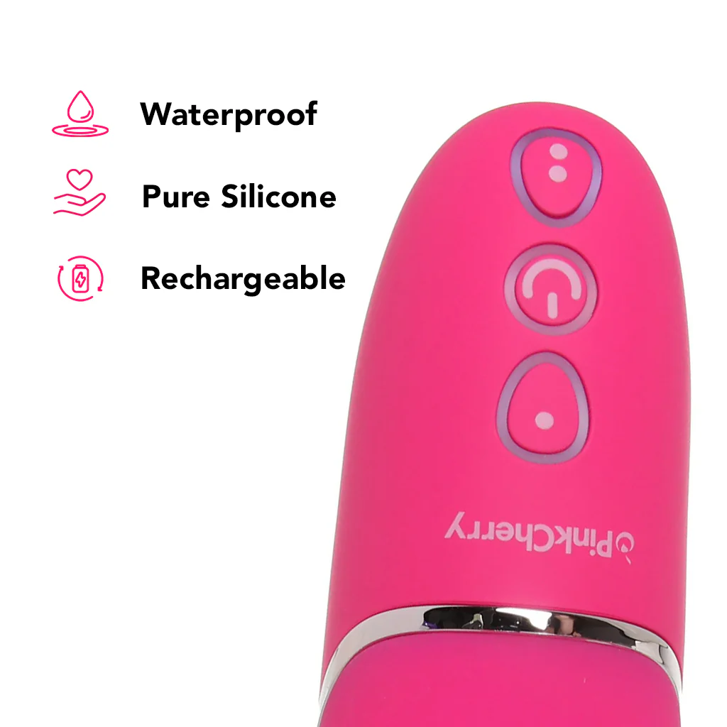 PinkCherry G-Spot Stroker Rabbit Vibe in Pink - Image 8