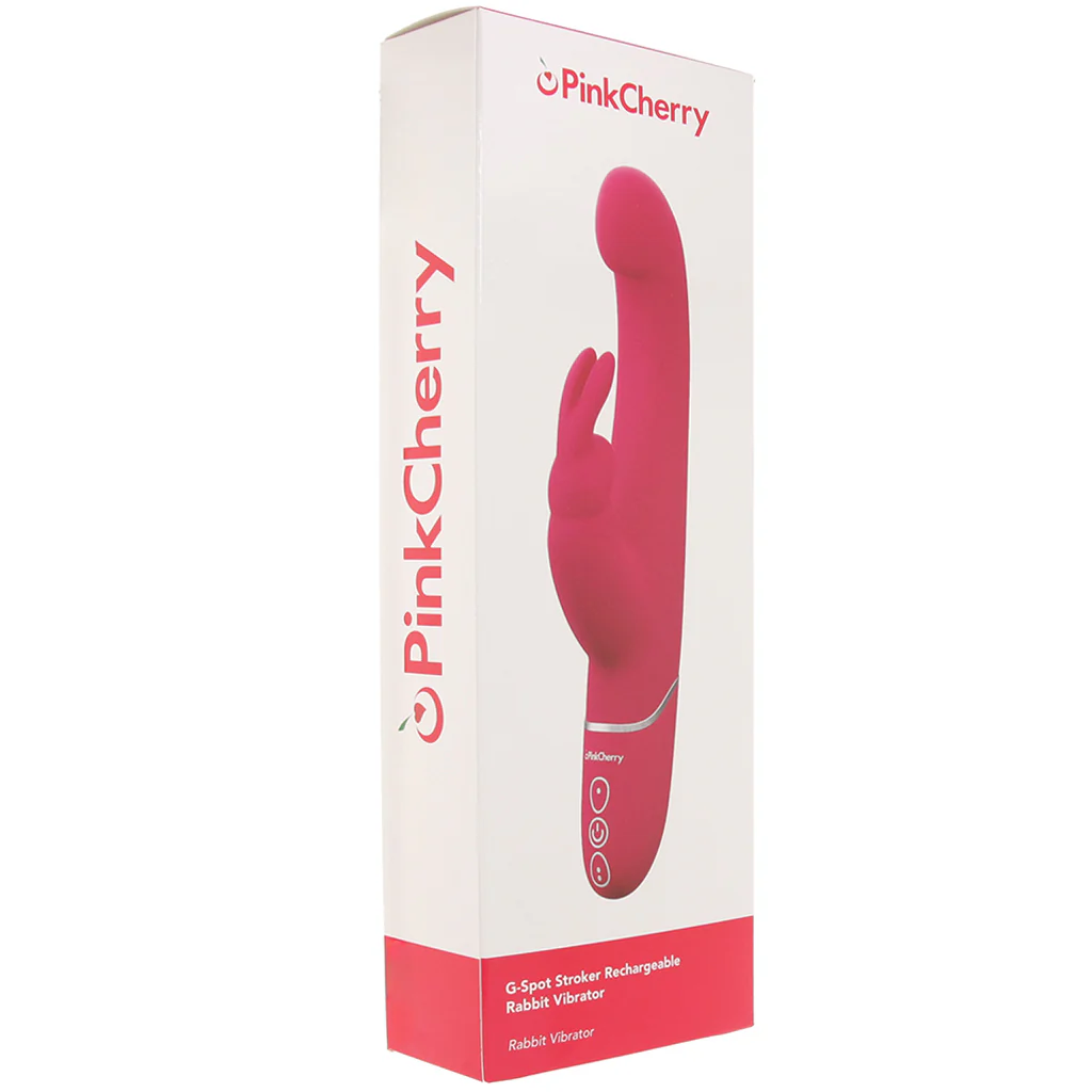 PinkCherry G-Spot Stroker Rabbit Vibe in Pink - Image 9