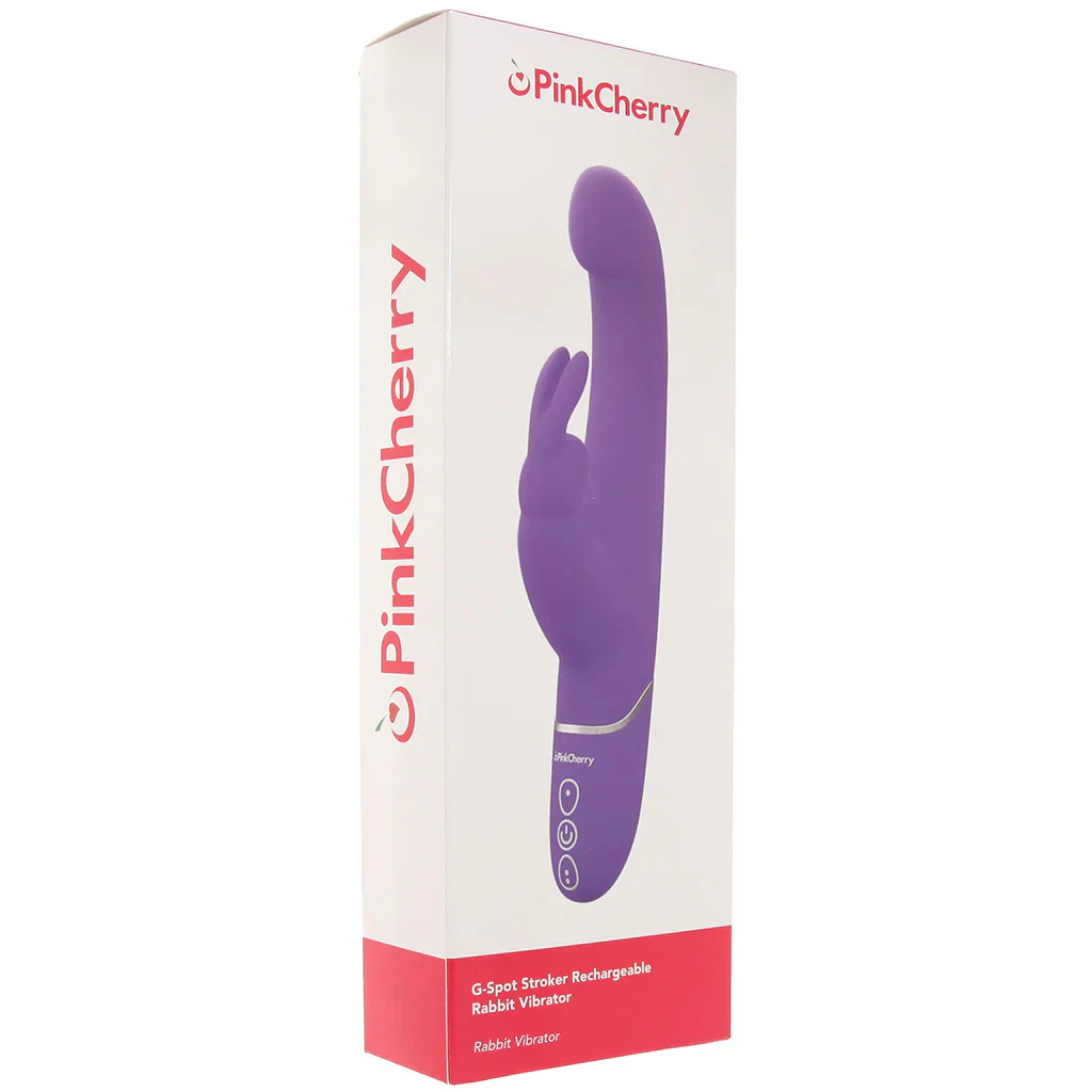 PinkCherry G-Spot Stroker Rabbit Vibe in Purple - Image 9