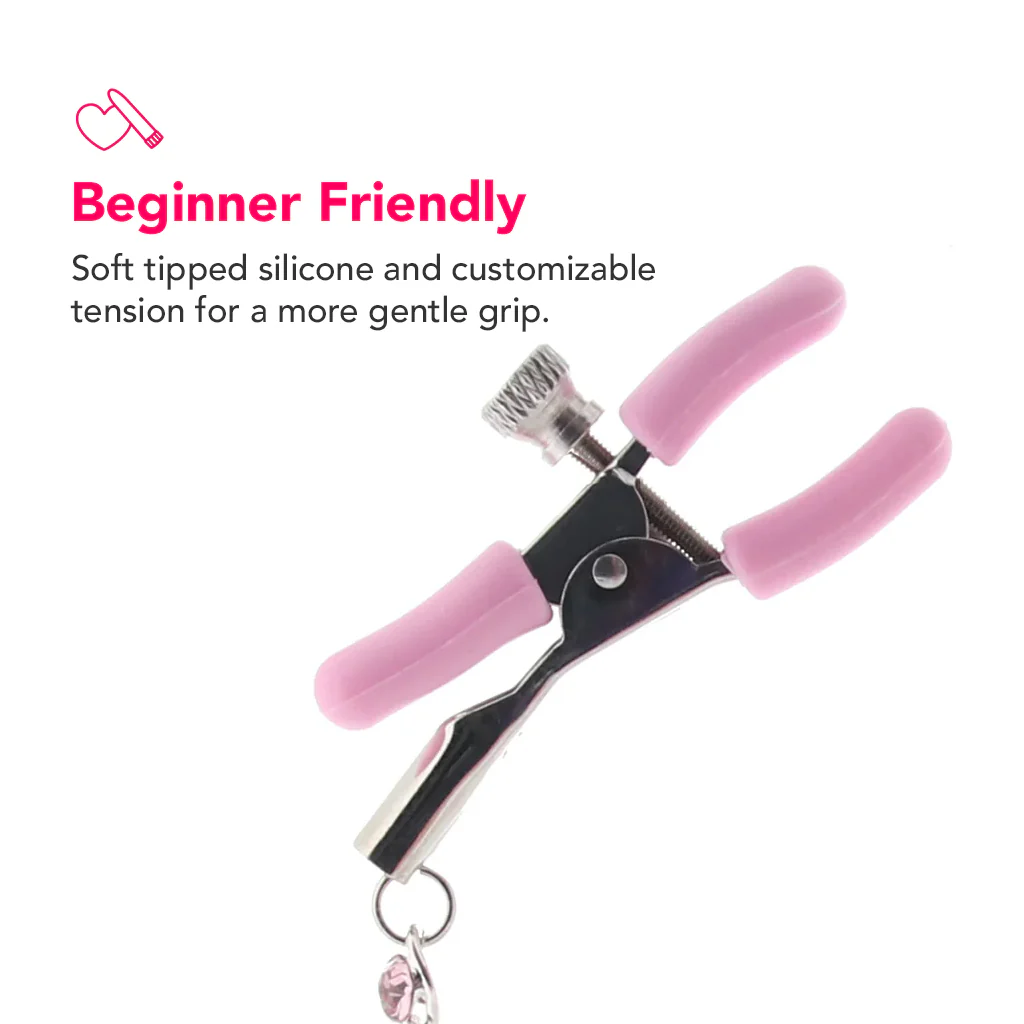 PinkCherry In A Pinch Beginner Nipple Clamps - Image 2