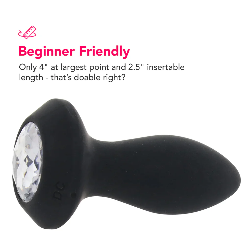 PinkCherry It's A Gem Vibrating Butt Plug - Image 3