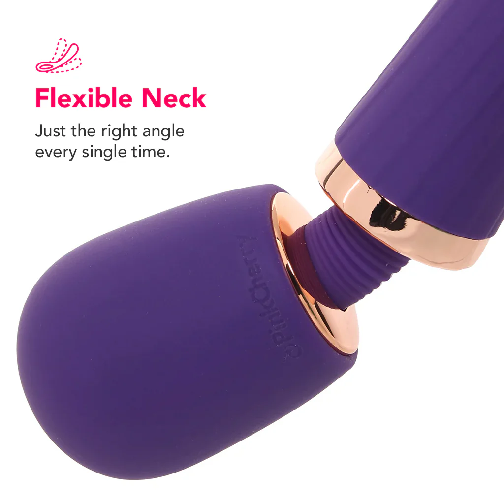 PinkCherry Luxury Slim Rechargeable Wand in Purple - Image 2