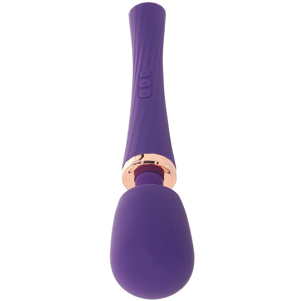 PinkCherry Luxury Slim Rechargeable Wand in Purple - Image 3