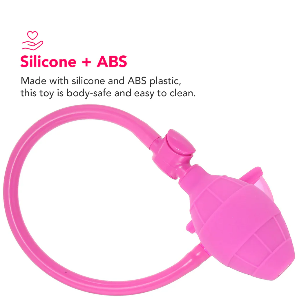 PinkCherry Mini Silicone Clitoral Pump in Pink - Image 5