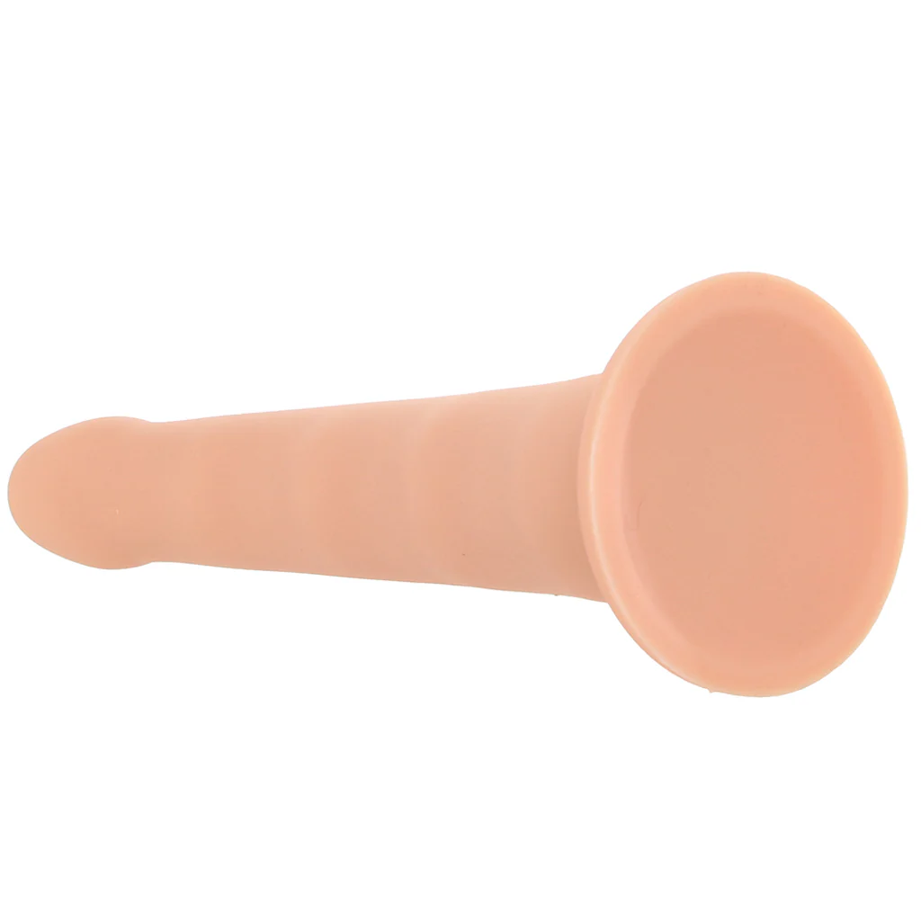 PinkCherry Premium 6.5 Inch Light Silicone Wavy Dildo - Image 5