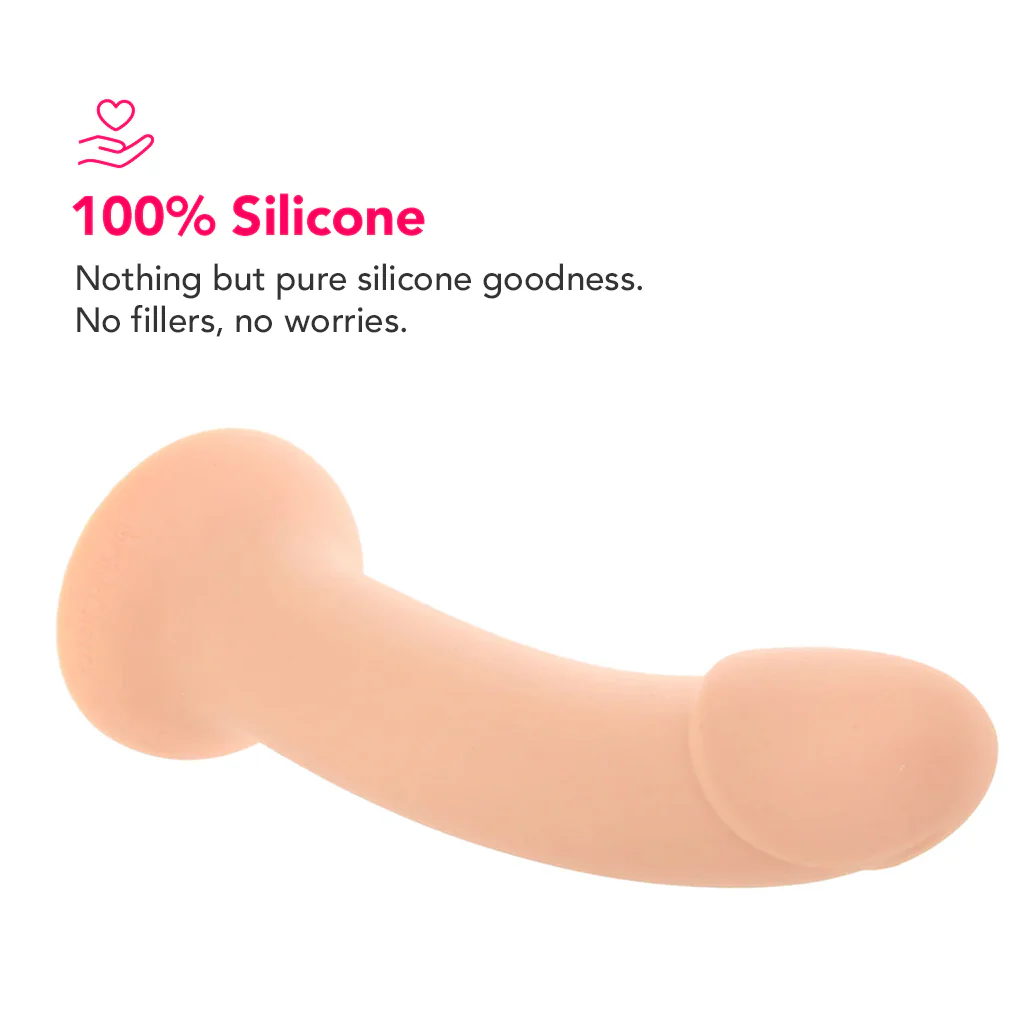 PinkCherry Premium 7 Inch Light Silicone Dildo - Image 2