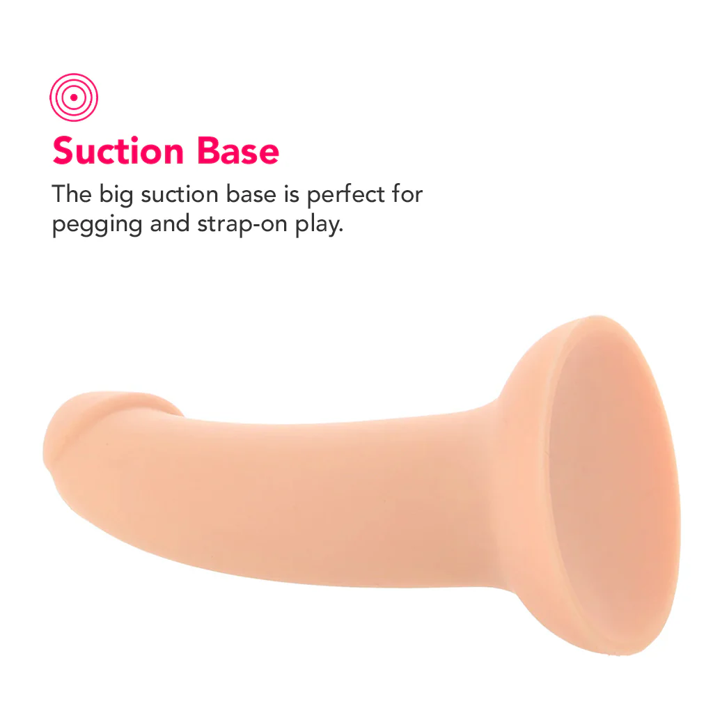PinkCherry Premium 7 Inch Light Silicone Dildo - Image 4