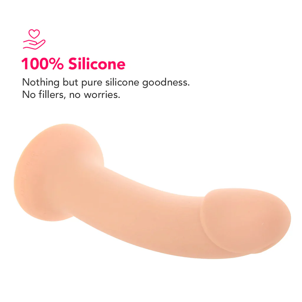 PinkCherry Premium 8 Inch Light Silicone Dildo - Image 2