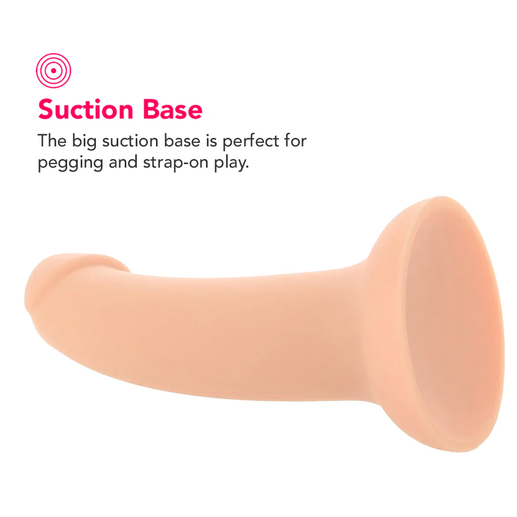 PinkCherry Premium 8 Inch Light Silicone Dildo - Image 4