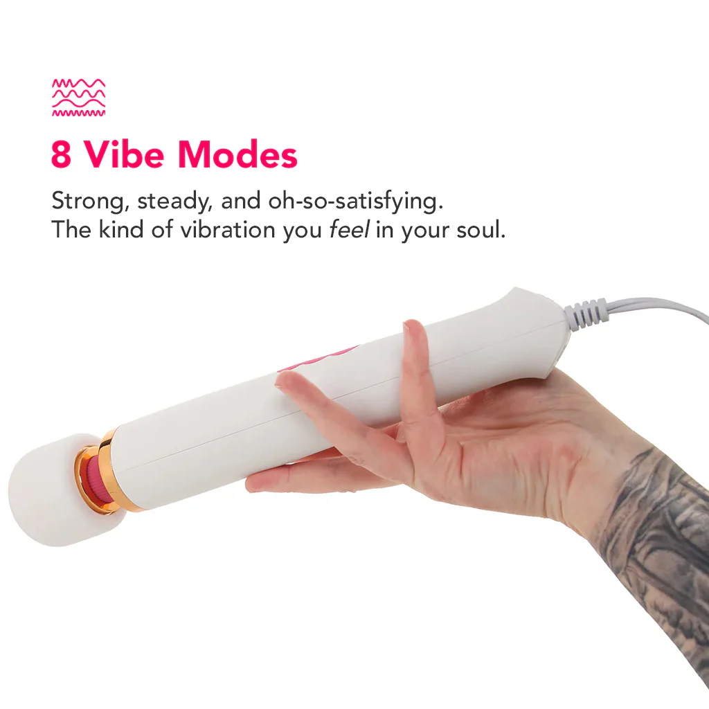 PinkCherry Premium Powered Wand in White - Image 4