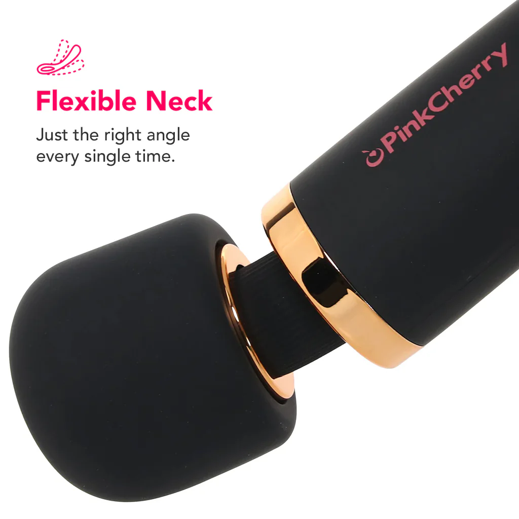 PinkCherry Premium Powered Wand in Black - Image 2