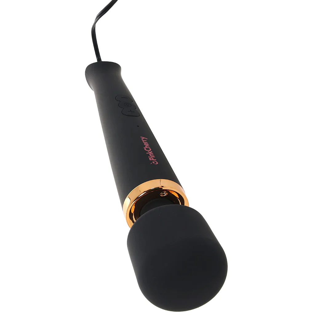 PinkCherry Premium Powered Wand in Black - Image 3