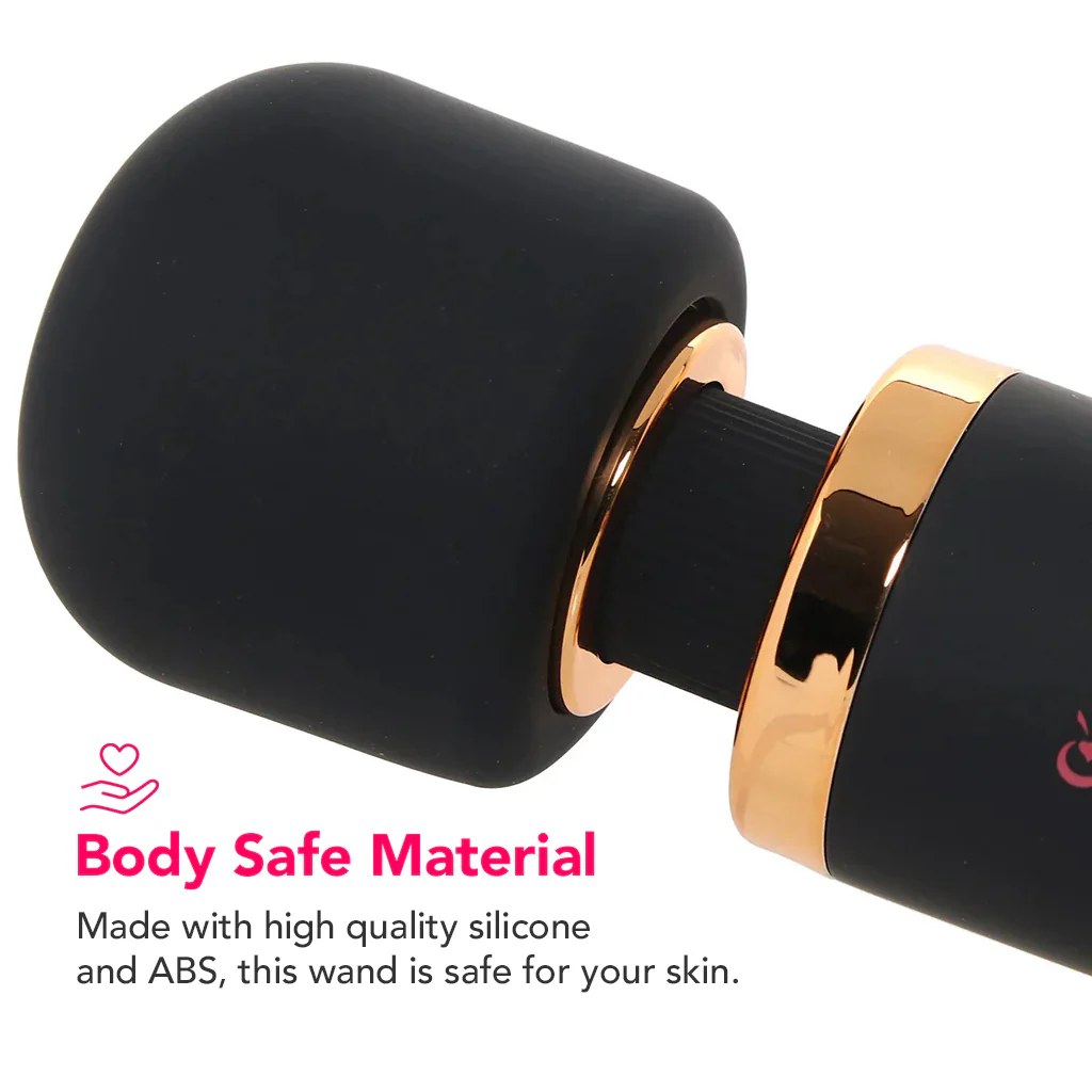 PinkCherry Premium Powered Wand in Black - Image 7