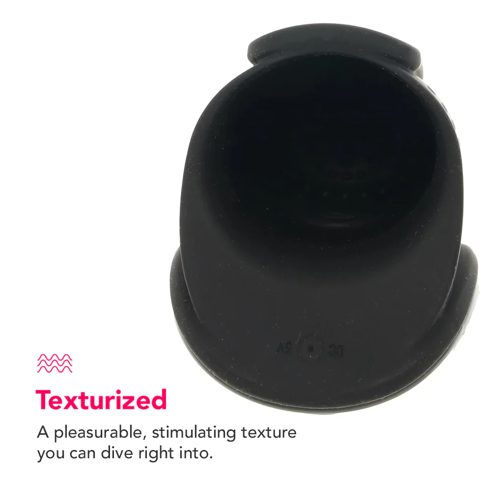 PinkCherry Premium Pulsing And Warming Silicone Stroker - Image 2