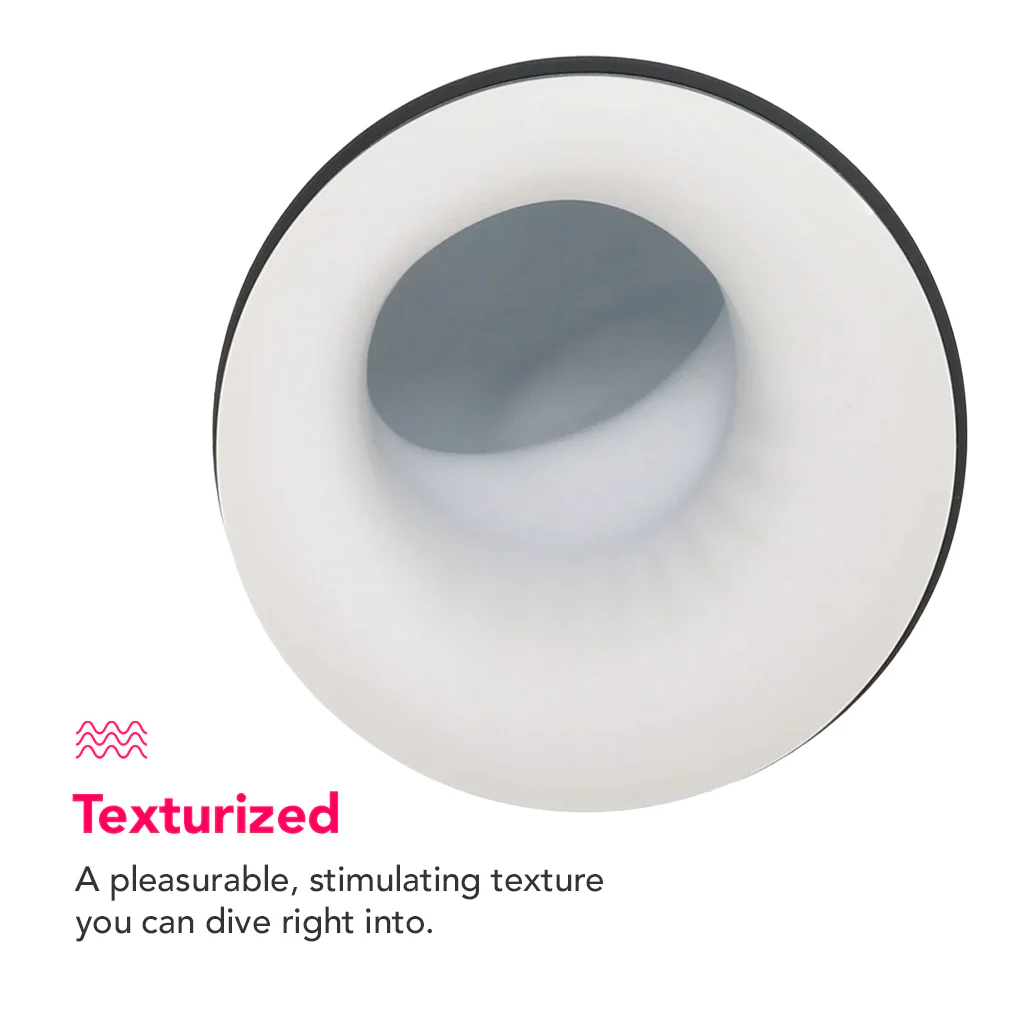 PinkCherry Premium Vibrating And Warming Silicone Stroker - Image 2