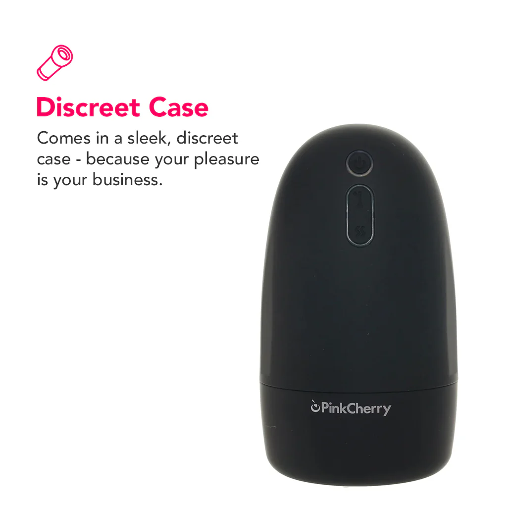 PinkCherry Premium Vibrating And Warming Silicone Stroker - Image 5