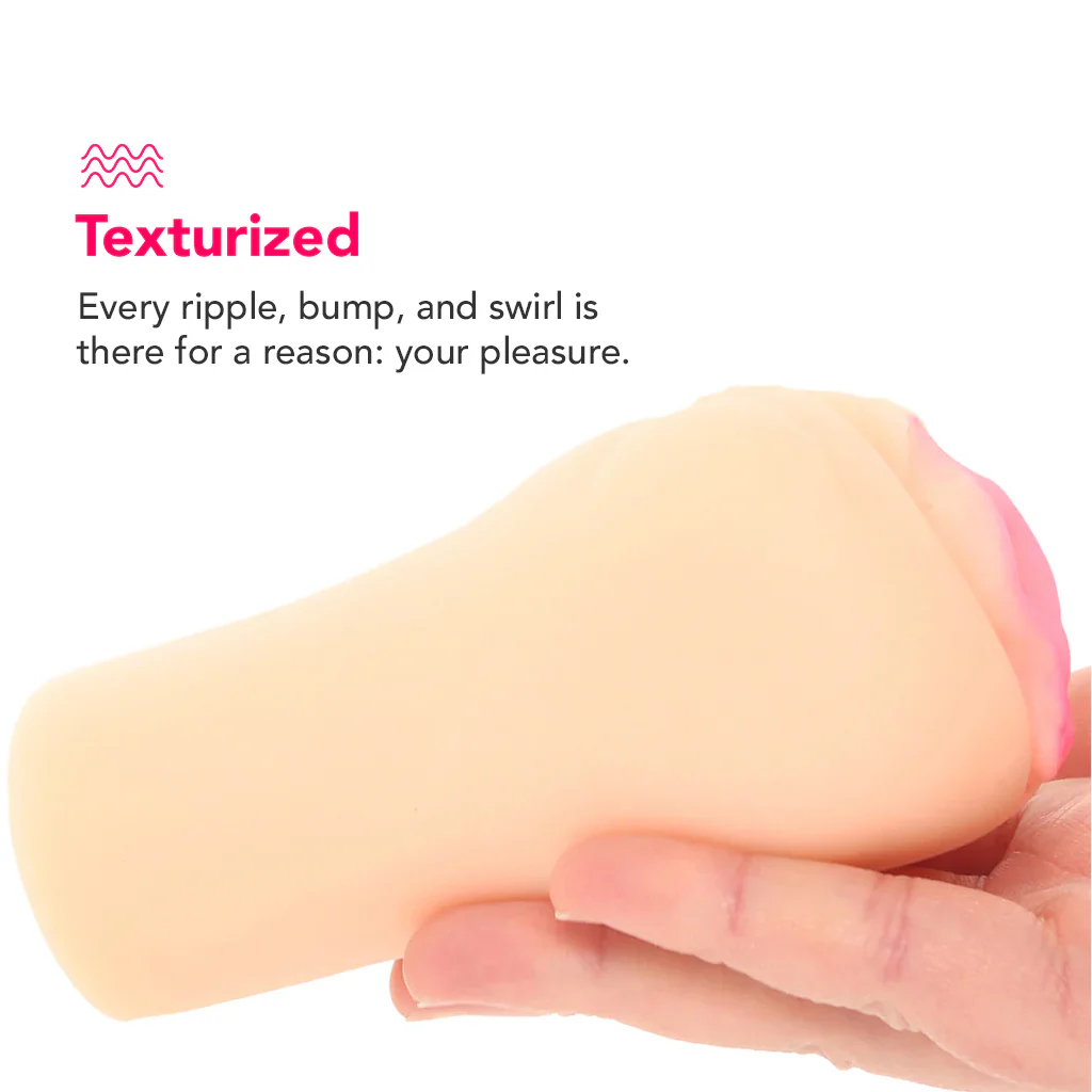 PinkCherry PureSkin Male Stroker in Ivory - Image 4
