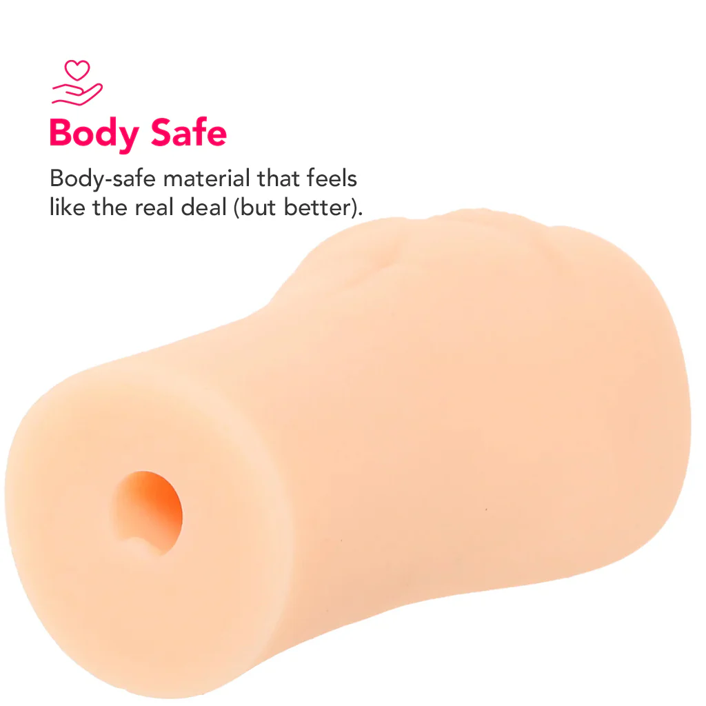 PinkCherry PureSkin Male Stroker in Ivory - Image 5