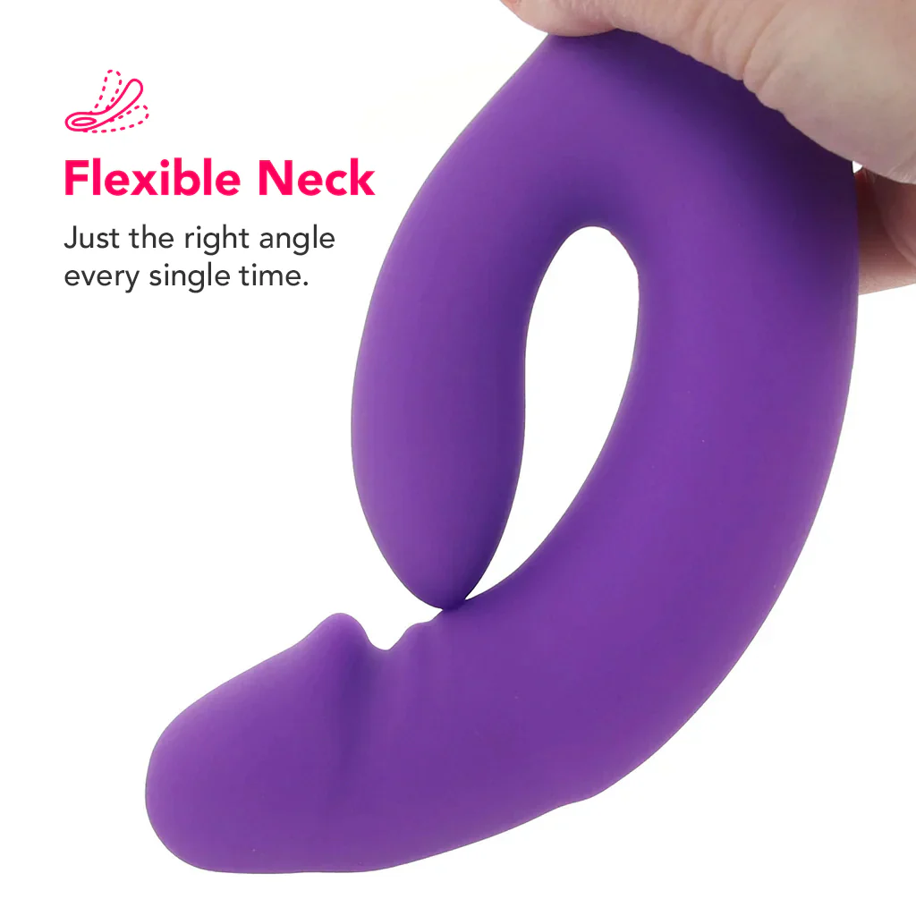 PinkCherry Realistic Slim Rabbit Vibe in Purple - Image 6