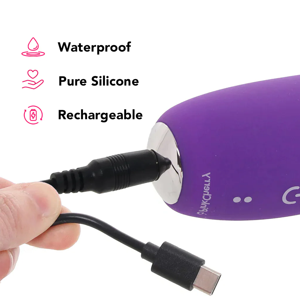 PinkCherry Realistic Slim Rabbit Vibe in Purple - Image 8