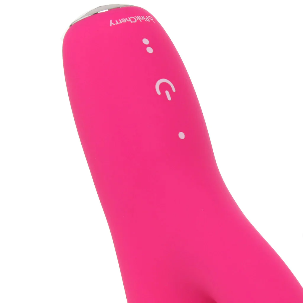 PinkCherry Realistic Slim Rabbit Vibe in Pink - Image 8