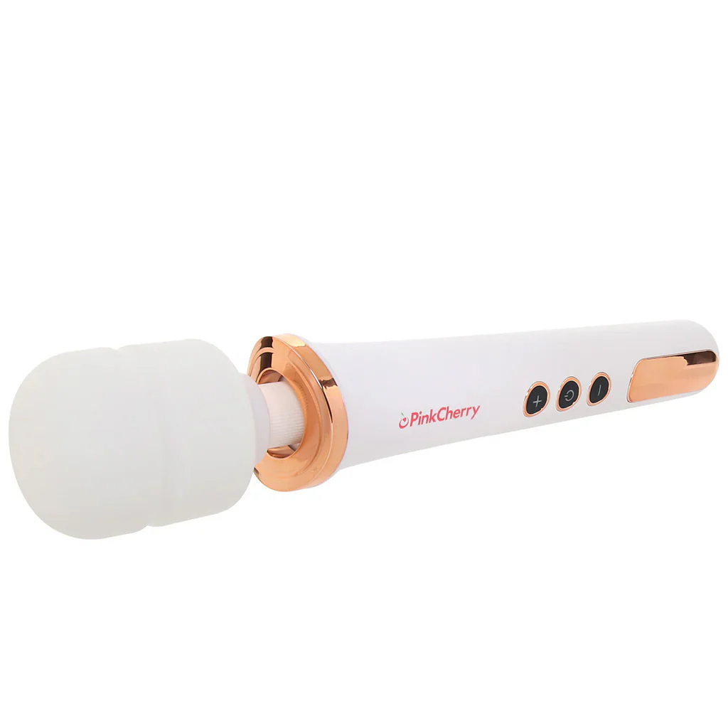 PinkCherry Rechargeable Wand in White - Image 5