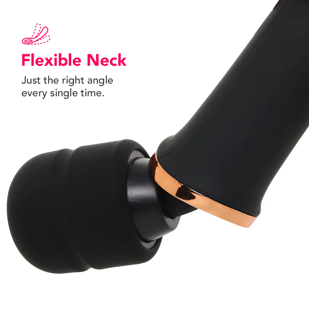 PinkCherry Rechargeable Wand in Black - Image 2