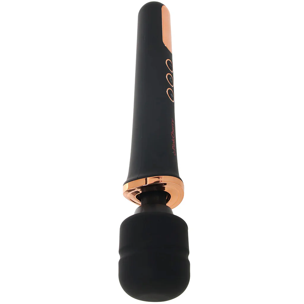PinkCherry Rechargeable Wand in Black - Image 3