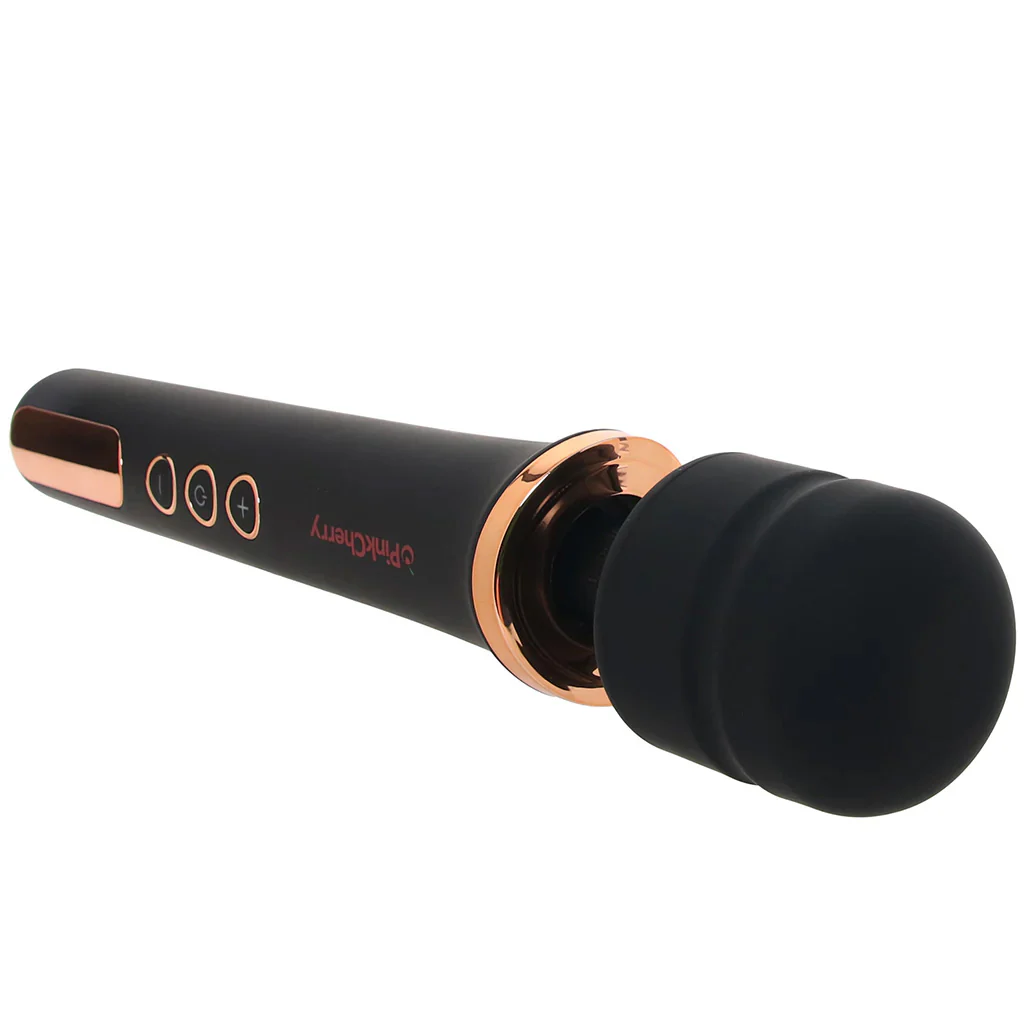 PinkCherry Rechargeable Wand in Black - Image 5