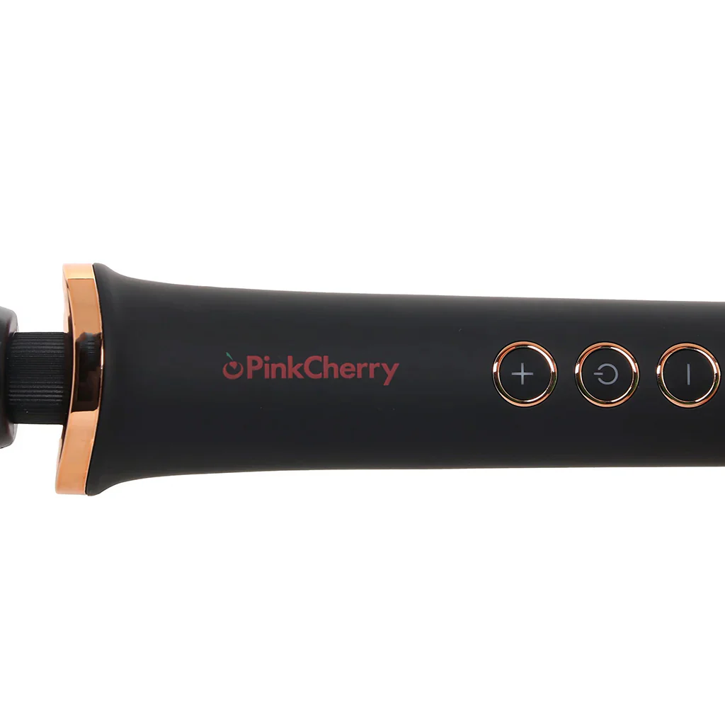 PinkCherry Rechargeable Wand in Black - Image 6