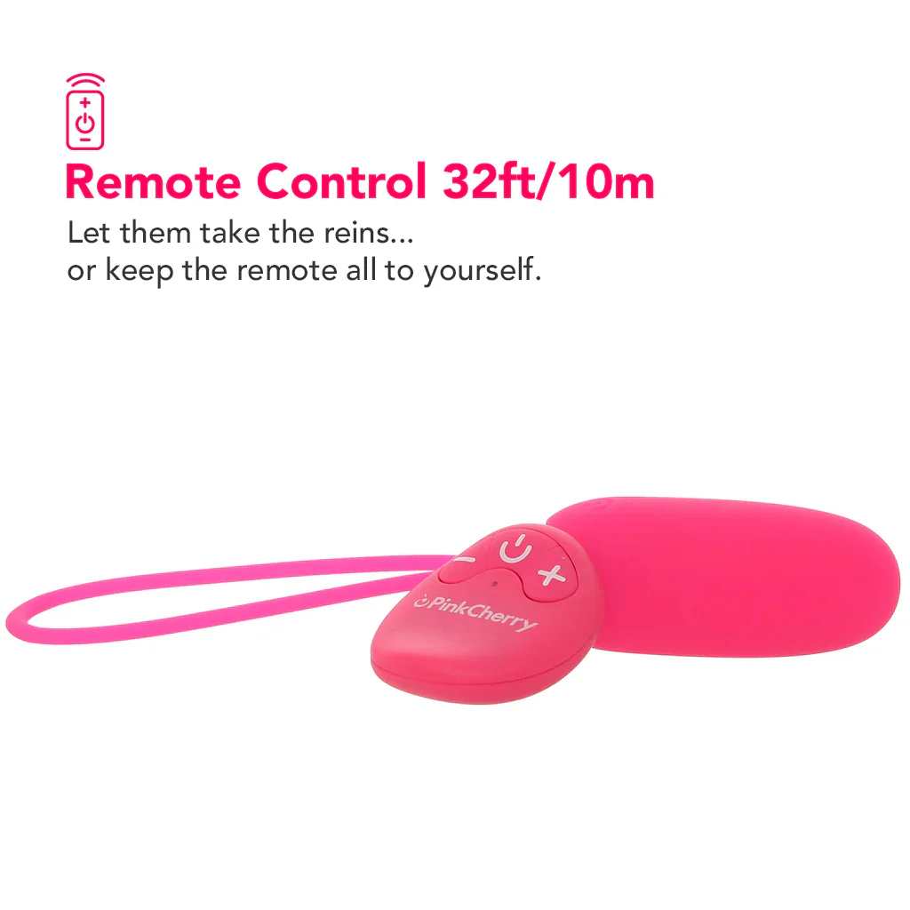 PinkCherry Remote Control Bullet Vibe in Pink - Image 5