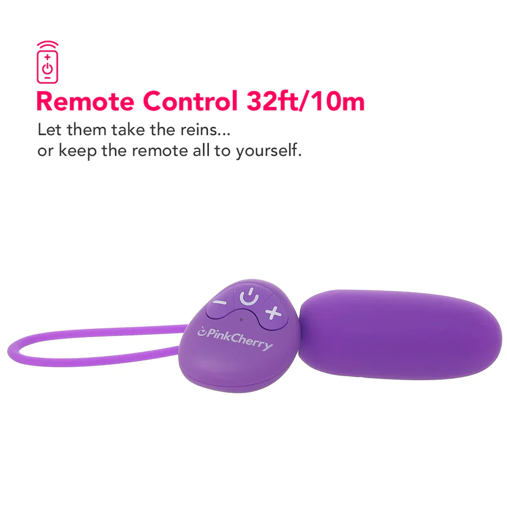 PinkCherry Remote Control Bullet Vibe in Purple - Image 5
