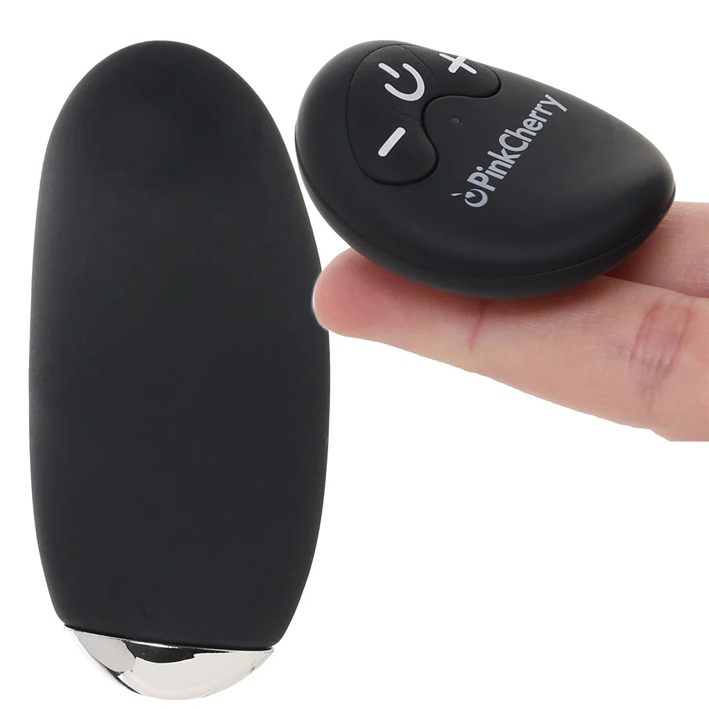 PinkCherry Remote Control Panty Vibe in Black - Image 5