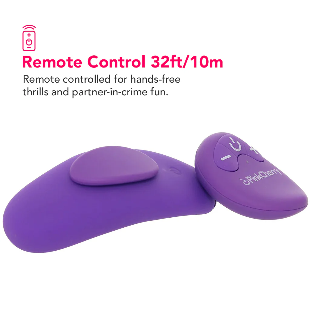 PinkCherry Remote Control Panty Vibe in Purple - Image 3
