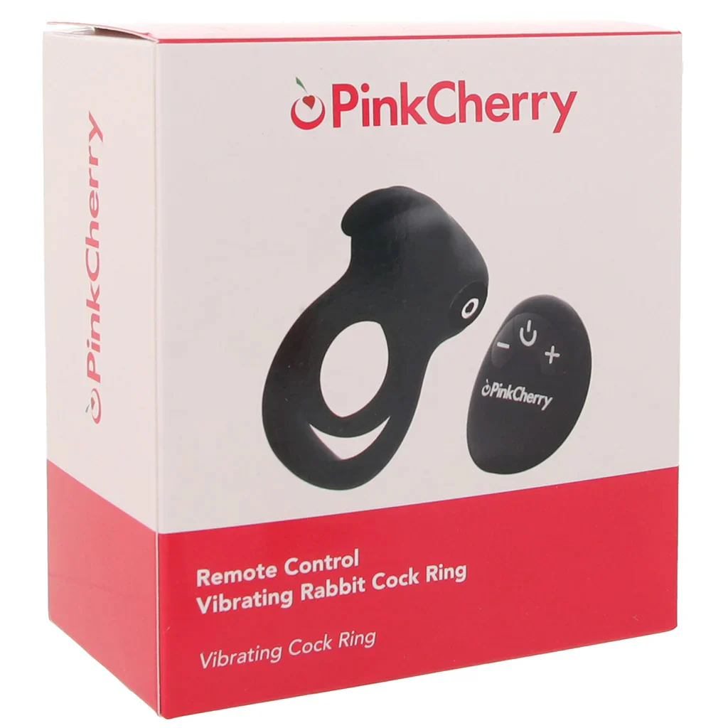 PinkCherry Remote Vibrating Rabbit Cock Ring - Image 9