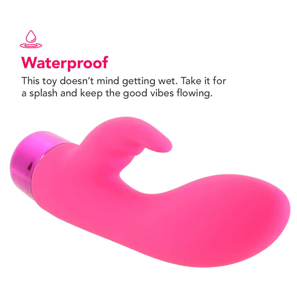 PinkCherry Right On Rabbit Silicone Dual Motor Vibe - Image 3